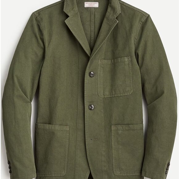 JCrew WALLACE & BARNES SLIM-FIT CHORE BLAZER - Picture 1 of 7